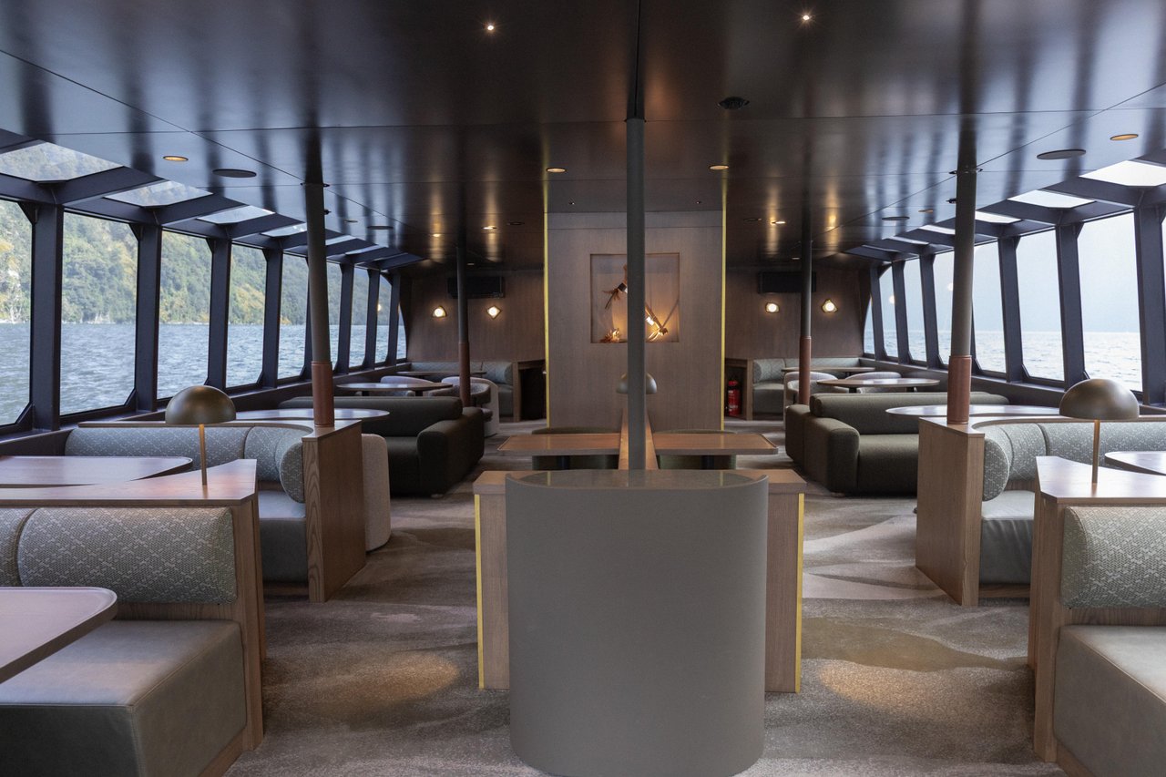 Milford Sound Business Class Cabin